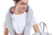 Brand New Neck Back Massager, Shiatsu Shoulder Massager with Adjustable Straps,