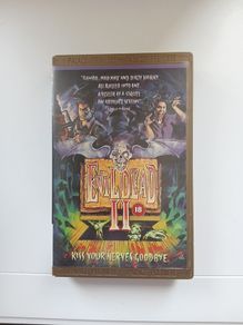 Evil Dead 2 Kiss Your Nerves Goodbye Film On Large Box Rental Version (Not Ex Rental)