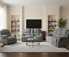 Sofia Fabric 3+2+1 Recliner Sofa Set