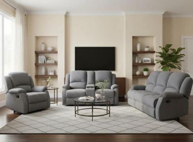 Sofia Fabric 3+2+1 Recliner Sofa Set