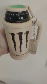 3D Printed Tactical Can Mug Holder + Keychain (Fits 500ml Cans)