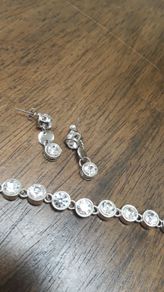 Diamonte Bracelet and Earrings