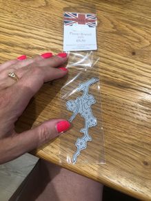 Flower branch die for paper craft