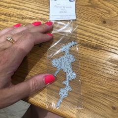 Flower branch die for paper craft