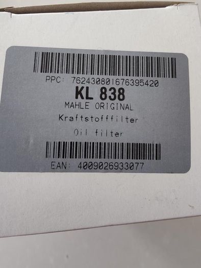 Audi TDI fuel filter KL 838