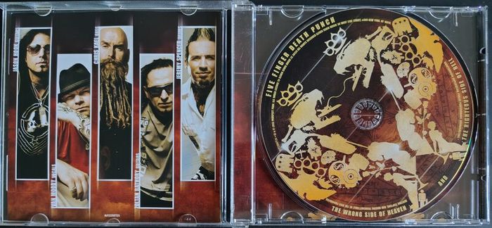 Five Finger Death Punch - The Wrong Side Of Heaven And The Righteous Side Of Hell, Volume 1 CD (2019) EX+