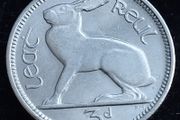 Ireland - 1968 - 3 Pence - Hare - High Grade - KM.12a - [#2054]