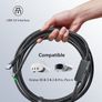 INIU 5M VR Link Cable with Separate Charging Port, USB 3.0 to USB C Cable for Meta Quest 3s 3 2 1 Quest Pro, Pico 4, Steam VR, Gaming PC, High Speed Data Transfer for Virtual Reality Headset - Black Image 3