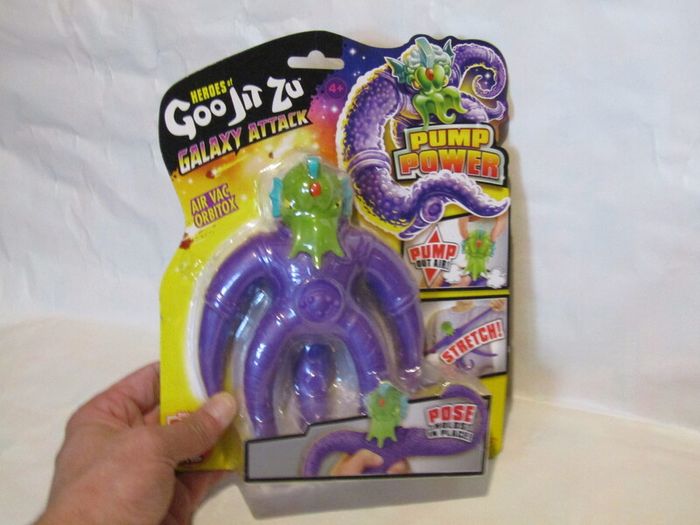 Heroes of Goo Jit Zu Moose Heroes Galaxy Attack Bomb Power Air VAC Orbitox Figure Brand New Sealed Rare Hard To Find