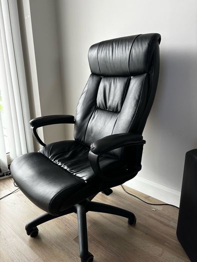 Office Chair - Jysk Tjele Black Faux Leather