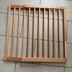 Wooden toddler gate