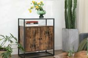 New Vintage Storage Cabinet WIth Glass Top - FREE P&amp;P