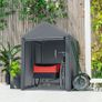 Cargo Trailer Bike Trailer Cargo Trailer Cargo Trailer Cargo Trailer Cargo Trailer (Red-Black) Image 2