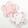 2Pcs Pvc Soft Sakura Coaster Pads Table Bowl Mats Home Christmas Wedding Decor Heat Resistant Placemat for Dining,2Pcs,Diameter 11.5Cm Image 3