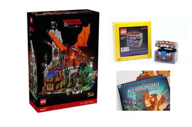 Lego 21348 Dungeons & Dragons Red Dragon's Tale EXCLUSIVE BUNDLE