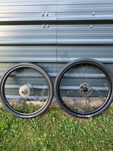 Road bike wheelset