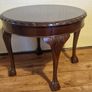 Beautiful Vintage Carved Wooden Occasional Table Image 4