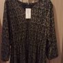 Ladies Peplum Style Black Top Image 2
