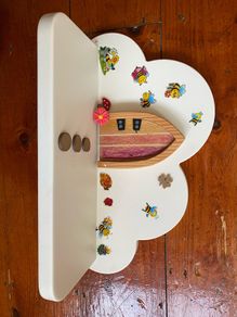 childrens cloud mama and papas shelf with fairy door
