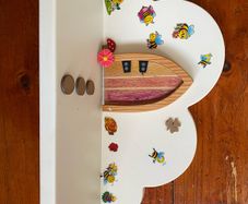 childrens cloud mama and papas shelf with fairy door
