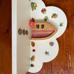 childrens cloud mama and papas shelf with fairy door