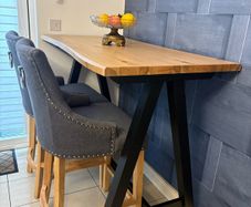 kitchen island table + 2 chairs