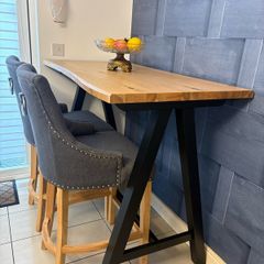 kitchen island table + 2 chairs