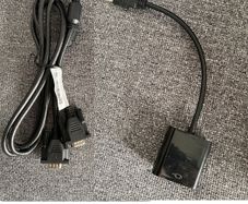 HDMI to VGA Adapter & VGA to VGA Cable | Display Converter | Laptop | PC | Monitor