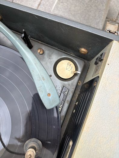 vintage record player