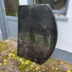 Black Granite Counter Top / Hearth