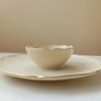 Vintage Lenox fine bone china Chip and Dip one piece serving dish with gold trims Made in the USA  diameter  26cm Image 4
