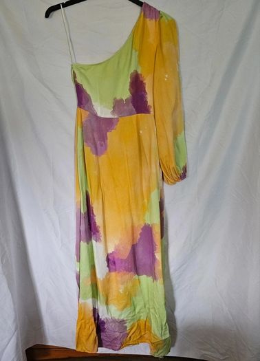 The Wolf Gang Multicoloured Tie Dye Maxi Dress