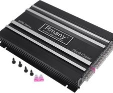 Car 12V 4 Channel Car Amplifier Stereo Audio 5800W Compatible | 4 Channel Car Amplifier Black 1 Pcs
