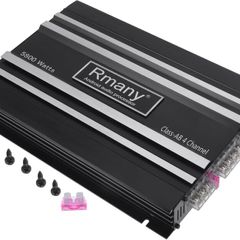 Car 12V 4 Channel Car Amplifier Stereo Audio 5800W Compatible | 4 Channel Car Amplifier Black 1 Pcs