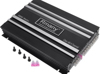 Car 12V 4 Channel Car Amplifier Stereo Audio 5800W Compatible | 4 Channel Car Amplifier Black 1 Pcs