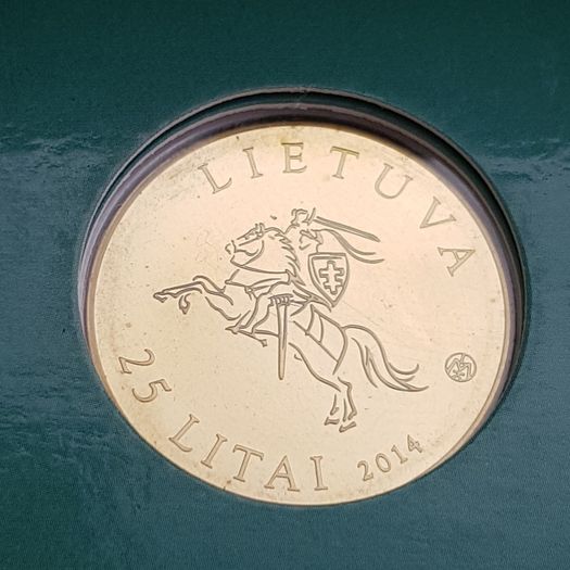 Lithuania 2014 year Proof coin.