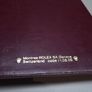Vintage Rolex Genuine Leather Dealer Notebook Holder Geneva Switzerland Image 5