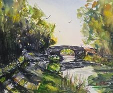 Darcy's bridge killucan watercolour