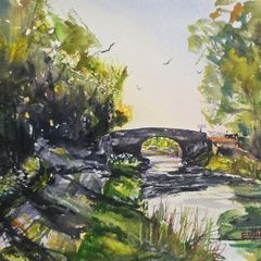 Darcy's bridge killucan watercolour