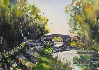 Darcy's bridge killucan watercolour