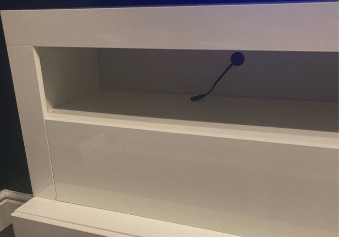 Medium TV / Storage Unit (Gloss White)