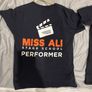 Miss Ali uniform T-shirt Image 6