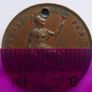 Victoria 1853 Copper Young Head Penny Image 5