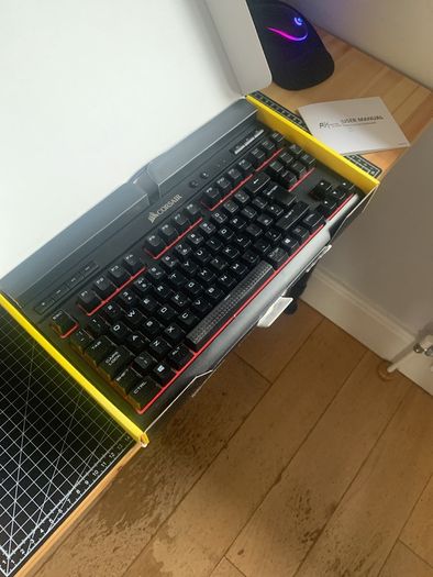Corsair K63 Mechanical Keyboard - Wired - Red Backlight