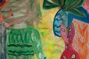 Original Figurative Painting Irish Art Cat Original Art