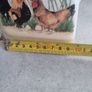 Cockerel  Hand Painted Cockerel / Rooster  Pottery large tall gravy jug Image 3