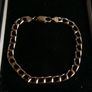 Vintage Solid Gold 9 Ct Gold 375  Men's Bracelet 8,5" -  9,97g Image 3