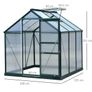 6 x 6ft Walk-In Polycarbonate Greenhouse Image 2