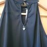 Italian Brand Artigli Black & White Embellished Top Image 2