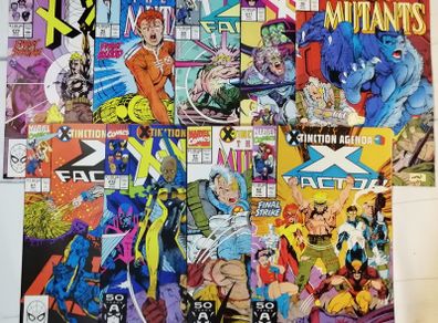 X-men X-tinction Agenda Parts 1-9 Full Set - Jim Lee / Rob Liefeld (1990)